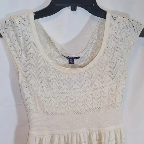 American Eagle Outfitters | Dresses | American Eagle Lace Crochet Dress Cream With Silver Sparkle M | Poshmark American Eagle Outfitters | Dresses | American Eagle Lace Crochet Dress Cream With Silver Sparkle M | Poshmark